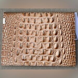 NWT Brahmin HONEY BROWN Melbourne Refillable Journal